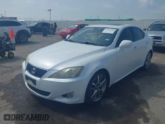 2008 Lexus IS 250 z VIN JTHBK262285083693, wystawiony jako IAAI lot #41918585 z przebiegiem 111 040 mil mil oraz . Historia ofert i sprzedaży dostępna na DreamBid. Obrazek 2.