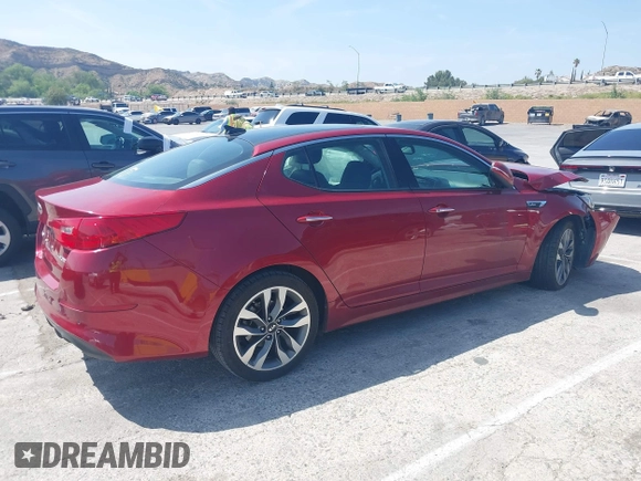 2014 Kia Optima SXL Turbo with VIN 5XXGR4A69EG293806, listed as a IAAI auction lot 42088106 with Not Provided miles and . Bid and sale history available at DreamBid. Image 13.