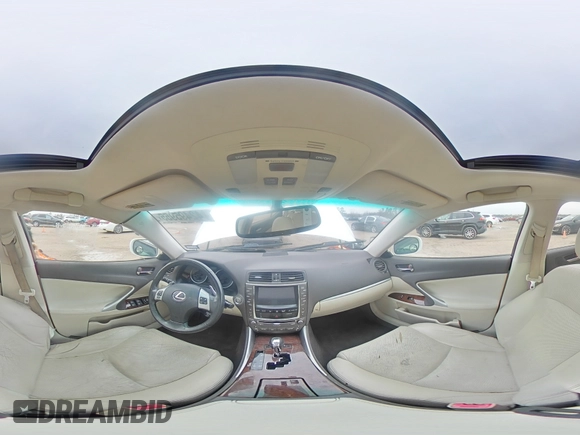 2012 Lexus IS 350 with VIN JTHBE5C26C5030856, listed as a Copart auction lot 42495955 with 129,950 mi miles and Salvage title. Bid and sale history available at DreamBid. Image 13.
