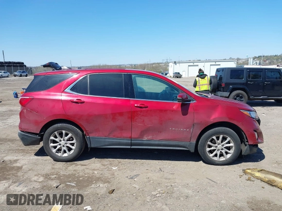 2018 Chevrolet Equinox LT with VIN 3GNAXSEV3JS511879, listed as a IAAI auction lot 42001009 with 184,169 mi miles. Bid and sale history available at carsss.com. Image 14.