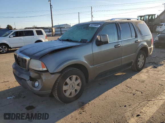 2004 Lincoln Aviator Luxury z VIN 5LMEU88H34ZJ33364, wystawiony jako Copart lot #88258685 z przebiegiem 142 517 mil mil oraz Szkoda całkowita • Salvage title. Historia ofert i sprzedaży dostępna na DreamBid. Obrazek 1.