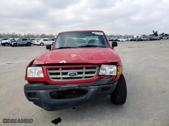 2001 Ford Ranger XL with VIN 1FTYR10C11TA13445, listed as a Copart auction lot 46371915 with 163,206 mi miles and Salvage Title. Bid and sale history available at carsss.com. Image 10.