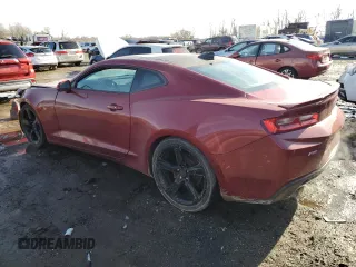 2018 Chevrolet Camaro 1LT with VIN 1G1FB1RS5J0173957, listed as a Copart auction lot 45187885 with 142,452 mi miles and Salvage Title. Bid and sale history available at carsss.com. Image 2.