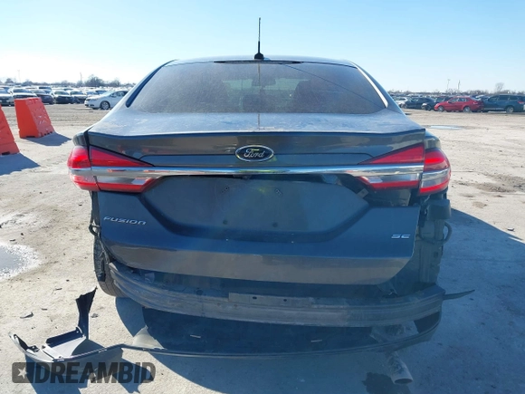 2017 Ford Fusion SE with VIN 3FA6P0H79HR398835, listed as a IAAI auction lot 41583142 with 162,707 mi miles. Bid and sale history available at carsss.com. Image 16.