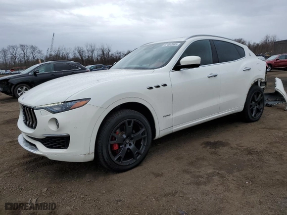 2019 Maserati Levante GranLusso with VIN ZN661XUL8KX316226, listed as a Copart auction lot 47082085 with 55,708 mi miles and Salvage Title. Bid and sale history available at carsss.com. Image 1.