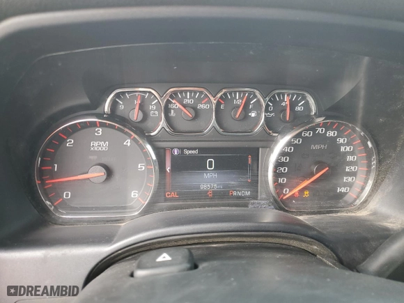 2016 GMC Sierra 1500 SLT with VIN 3GTU2NEC9GG351619, listed as a Copart auction lot 89023575 with 98,575 mi miles and Salvage Title. Bid and sale history available at carsss.com. Image 9.