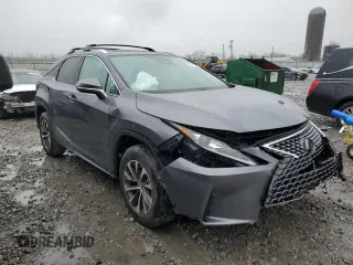 2022 Lexus RX with VIN 2T2HZMDAXNC343166, listed as a Copart auction lot 48301185 with 27,160 mi miles and Salvage Title. Bid and sale history available at carsss.com. Image 4.