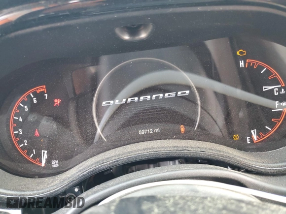 2021 Dodge Durango GT with VIN 1C4RDHDG6MC825093, listed as a Copart auction lot 56124395 with 59,712 mi miles and Salvage title. Bid and sale history available at DreamBid. Image 9.