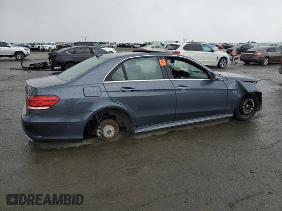 2016 Mercedes-Benz E-Class E 350 Sport with VIN WDDHF5KB0GB232549, listed as a Copart auction lot 50365265 with 226,836 mi miles and Salvage Title. Bid and sale history available at carsss.com. Image 3.