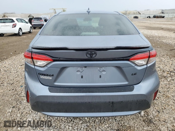 2021 Toyota Corolla LE with VIN 5YFEPMAEXMP204612, listed as a Copart auction lot 49215284 with 18,565 mi miles and Salvage Title. Bid and sale history available at DreamBid. Image 6.
