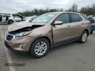 2018 Chevrolet Equinox LT with VIN 2GNAXJEV1J6339733, listed as a Copart auction lot 62289215 with 81,967 mi miles and Salvage title. Bid and sale history available at DreamBid. Image 1.