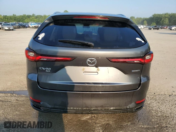 2024 Mazda CX-90 Preferred Plus with VIN JM3KKCHD2R1120585, listed as a Copart auction lot 59357025 with 39,616 mi miles and Salvage title. Bid and sale history available at DreamBid. Image 6.