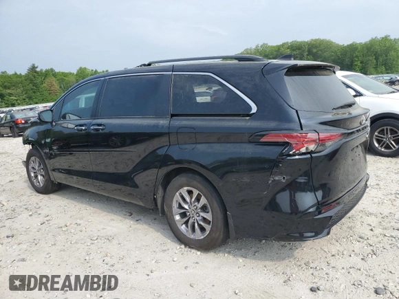 2022 Toyota Sienna XLE с VIN 5TDYRKEC6NS112524, выставлен на аукционе Copart как лот 59912095 с пробегом Не указан миль и Списание • Salvage title. История ставок и продаж доступна на DreamBid. Изображение 2.