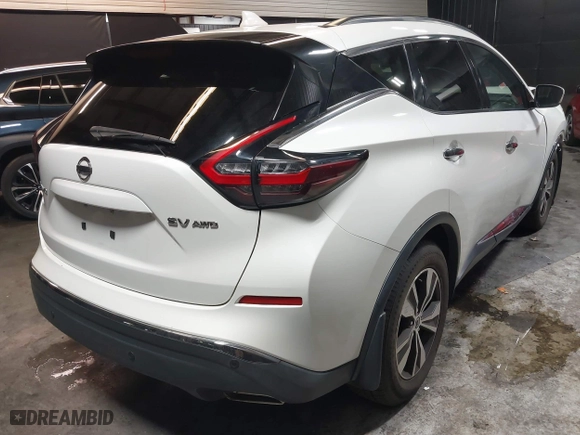 2020 Nissan Murano SV with VIN 5N1AZ2BS8LN117428, listed as a IAAI auction lot 41257451 with 80,457 mi miles. Bid and sale history available at carsss.com. Image 4.