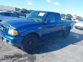 2007 Ford Ranger XLT with VIN 1FTZR45E47PA62642, listed as a IAAI auction lot 40366773 with 124,025 mi miles. Bid and sale history available at carsss.com. Image 2.