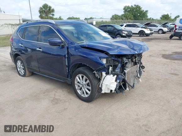 2019 Nissan Rogue SV with VIN JN8AT2MT3KW259937, listed as a IAAI auction lot 42175989 with 155,662 mi miles. Bid and sale history available at carsss.com. Image 1.
