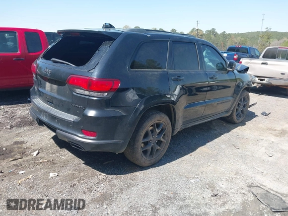 2020 Jeep Grand Cherokee Limited X z VIN 1C4RJEBG1LC152545, wystawiony jako IAAI lot #41869716 z przebiegiem 92 040 mil mil oraz . Historia ofert i sprzedaży dostępna na DreamBid. Obrazek 4.