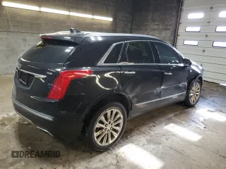 2017 Cadillac XT5 Platinum AWD with VIN 1GYKNFRS2HZ127285, listed as a Copart auction lot 83945154 with 93,191 mi miles and Salvage Title. Bid and sale history available at carsss.com. Image 3.