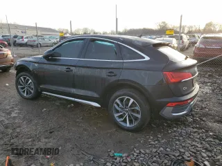 2022 Audi Q5 Sportback S line Premium Plus with VIN WA15AAFY6N2107307, listed as a Copart auction lot 81544024 with Not provided miles and Salvage title. Bid and sale history available at DreamBid. Image 2.