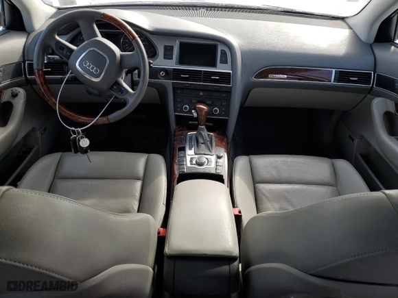 2008 Audi A6 with VIN WAUDH74F68N132290, listed as a Copart auction lot 45107065 with 0 mi miles and Salvage Title. Bid and sale history available at carsss.com. Image 8.