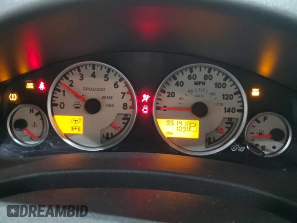 2010 Nissan Frontier LE with VIN 1N6AD0EV6AC412658, listed as a Copart auction lot 42023495 with 95,141 mi miles and Salvage title. Bid and sale history available at DreamBid. Image 9.