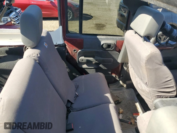 2008 Jeep Wrangler Unlimited Rubicon with VIN 1J8GA69108L587684, listed as a Copart auction lot 43069135 with 99,620 mi miles and Salvage Title. Bid and sale history available at carsss.com. Image 10.