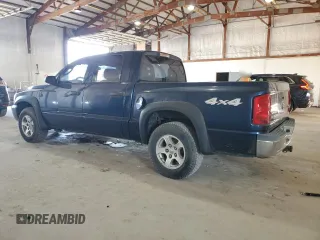 2005 Dodge Dakota SLT with VIN 1D7HW48N95S365965, listed as a Copart auction lot 48505355 with 144,053 mi miles and Salvage Title. Bid and sale history available at carsss.com. Image 2.