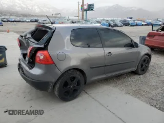 2007 Volkswagen Rabbit with VIN WVWBR71K67W061156, listed as a Copart auction lot 43371115 with 211,485 mi miles and Salvage Title. Bid and sale history available at carsss.com. Image 3.