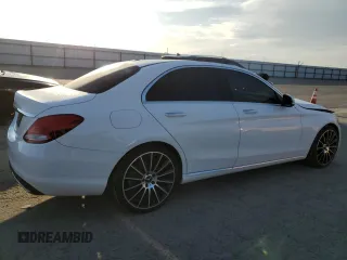 2018 Mercedes-Benz C with VIN 55SWF4JB6JU265829, listed as a Copart auction lot 48413495 with 66,806 mi miles and Salvage Title. Bid and sale history available at carsss.com. Image 3.