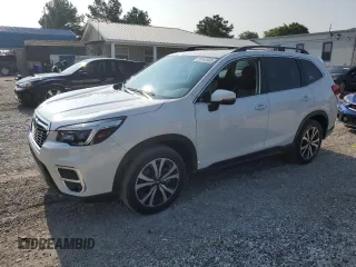 2021 Subaru Forester Limited z VIN JF2SKASC0MH492411, wystawiony jako Copart lot #59145905 z przebiegiem 41 816 mil mil oraz Szkoda całkowita • Salvage title. Historia ofert i sprzedaży dostępna na DreamBid. Obrazek 1.