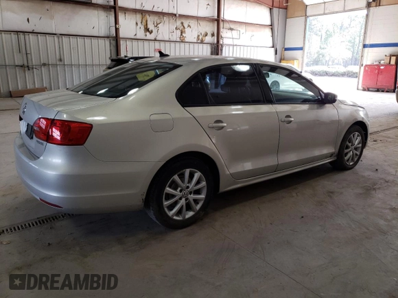 2012 Volkswagen Jetta Sedan SE w/Convenience & Sunroof PZEV with VIN 3VWBP7AJ2CM317507, listed as a Copart auction lot 45934375 with 100,152 mi miles and Salvage Title. Bid and sale history available at carsss.com. Image 3.