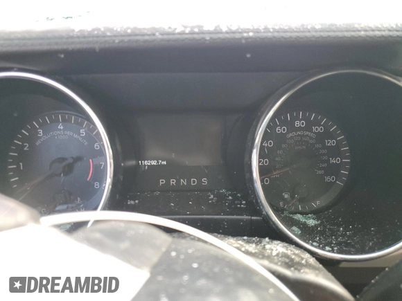 2015 Ford Mustang EcoBoost with VIN 1FA6P8TH0F5339753, listed as a Copart auction lot 46123435 with 116,292 mi miles and Salvage Title. Bid and sale history available at DreamBid. Image 9.
