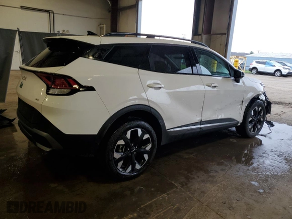 2023 Kia Sportage X-Line with VIN 5XYK6CAF9PG118077, listed as a Copart auction lot 52538895 with 56,117 mi miles and Salvage Title. Bid and sale history available at carsss.com. Image 3.