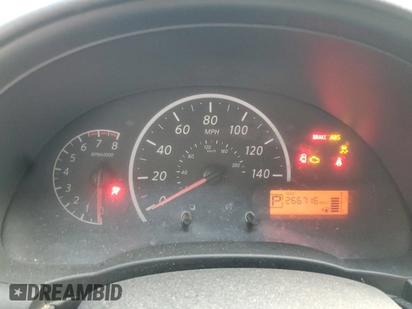 2014 Nissan Versa SV with VIN 3N1CN7AP1EL863132, listed as a Copart auction lot 50722335 with 266,716 mi miles and Non Repairable. Bid and sale history available at DreamBid. Image 9.