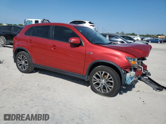 2016 Mitsubishi Outlander ES with VIN JA4AR3AW7GZ051736, listed as a Copart auction lot 57354725 with 150,228 mi miles and Salvage title. Bid and sale history available at DreamBid. Image 4.
