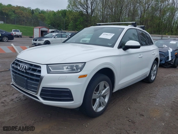 2018 Audi Q5 Premium with VIN WA1ANAFY8J2024488, listed as a IAAI auction lot 41966257 with 110,349 mi miles. Bid and sale history available at carsss.com. Image 16.