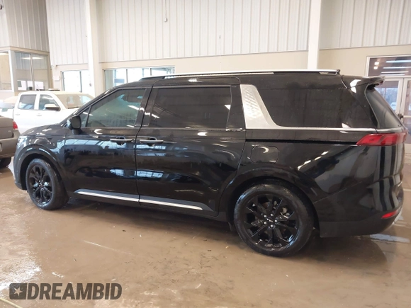 2024 Kia Carnival SX Prestige with VIN KNDNE5H39R6423849, listed as a IAAI auction lot 41586526 with 17,545 mi miles and . Bid and sale history available at DreamBid. Image 14.