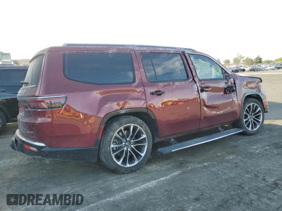 2022 Jeep Wagoneer Series III with VIN 1C4SJVDT0NS116320, listed as a Copart auction lot 58300315 with 108,714 mi miles and Salvage title. Bid and sale history available at DreamBid. Image 3.