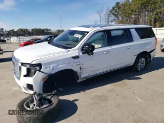 2023 GMC Yukon XL Denali with VIN 1GKS2JKL6PR251860, listed as a Copart auction lot 43406215 with 62,898 mi miles and Salvage Title. Bid and sale history available at carsss.com. Image 1.