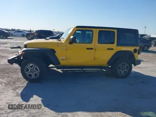 2021 Jeep Wrangler Unlimited Willys with VIN 1C4HJXDG4MW532399, listed as a IAAI auction lot 41833236 with 64,627 mi miles and . Bid and sale history available at DreamBid. Image 14.