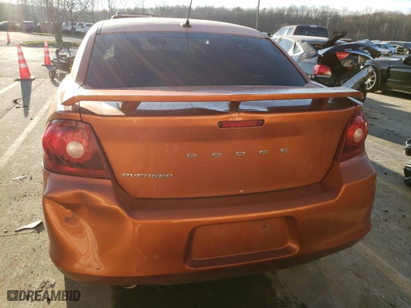 2011 Dodge Avenger Heat with VIN 1B3BD1FG8BN605415, listed as a Copart auction lot 41611535 with 127,404 mi miles and Salvage Title. Bid and sale history available at carsss.com. Image 6.