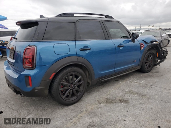 2022 MINI Countryman John Cooper Works z VIN WMZ33BS06N3N42626, wystawiony jako Copart lot #53759195 z przebiegiem 23 129 mil mil oraz Szkoda całkowita • Salvage title. Historia ofert i sprzedaży dostępna na DreamBid. Obrazek 3.