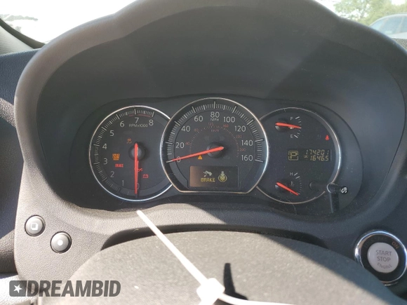 2014 Nissan Maxima S with VIN 1N4AA5AP9EC485809, listed as a Copart auction lot 58154995 with 174,201 mi miles and Non repairable. Bid and sale history available at DreamBid. Image 9.
