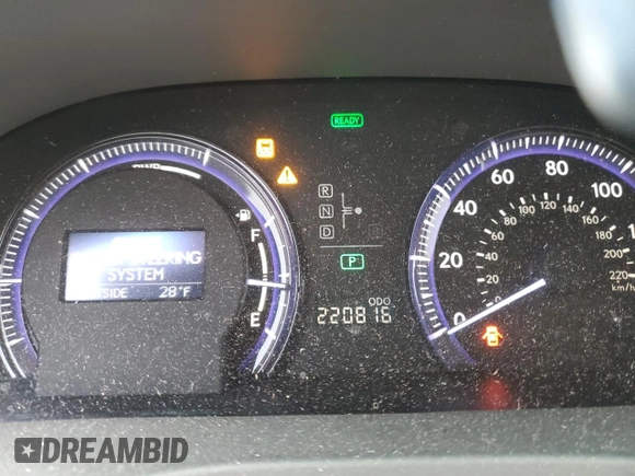 2010 Lexus HS 250h with VIN JTHBB1BA8A2022203, listed as a Copart auction lot 89146075 with 220,816 mi miles and Salvage Title. Bid and sale history available at DreamBid. Image 9.