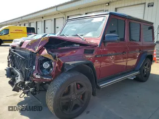 2018 Mercedes-Benz G-Class AMG G 63 with VIN WDCYC7DH6JX285163, listed as a Copart auction lot 48139064 with 32,940 mi miles and Salvage Title. Bid and sale history available at carsss.com. Image 1.