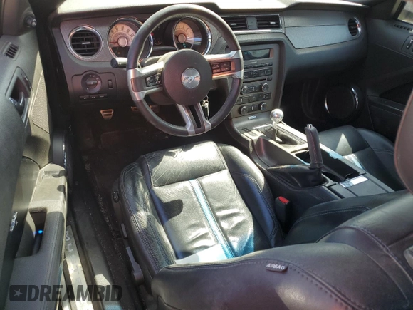 2010 Ford Mustang GT with VIN 1ZVBP8CH8A5143204, listed as a Copart auction lot 47880645 with 75,040 mi miles and Salvage Title. Bid and sale history available at carsss.com. Image 8.