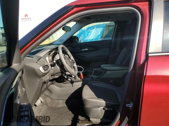 2023 Chevrolet TrailBlazer LS with VIN KL79MMS23PB166252, listed as a Copart auction lot 52038215 with 25,551 mi miles and Salvage Title. Bid and sale history available at DreamBid. Image 7.