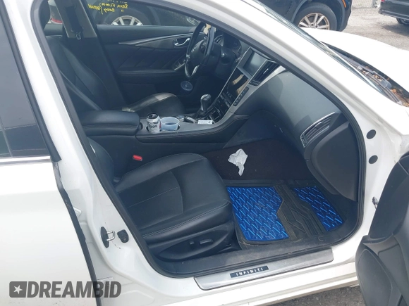 2015 Infiniti Q50 Premium with VIN JN1BV7AR5FM390985, listed as a IAAI auction lot 42641031 with 117,060 mi miles and . Bid and sale history available at DreamBid. Image 5.