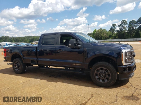 2024 Ford F-350 XL with VIN 1FT8W3BT2REC89943, listed as a Copart auction lot 56751645 with 1,758 mi miles and Salvage title. Bid and sale history available at DreamBid. Image 4.