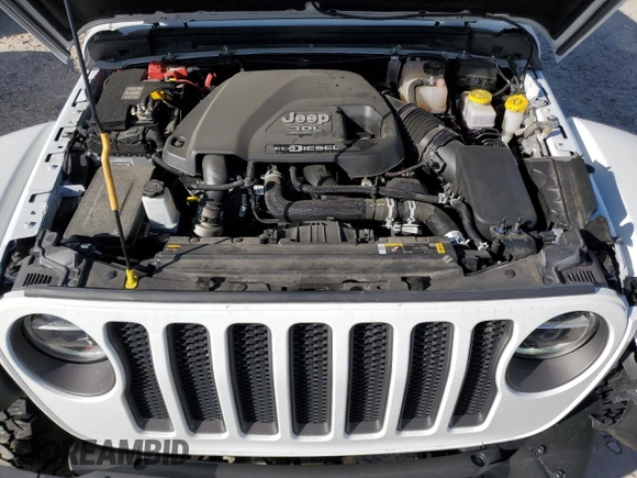 2022 Jeep Wrangler Unlimited Rubicon with VIN 1C4JJXFM1NW249982, listed as a Copart auction lot 78049534 with 17,834 mi miles and Salvage title. Bid and sale history available at DreamBid. Image 13.